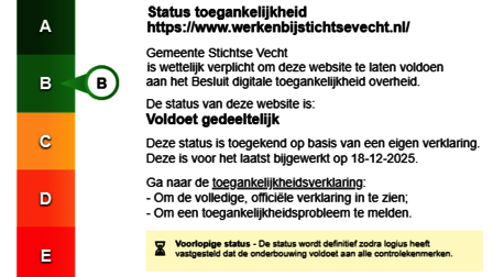 Verklaring toegankelijk status B